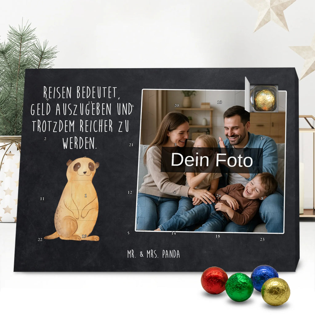 Personalisierter Schoko Foto Adventskalender Erdmännchen Personalisierter Schoko Foto Adventskalender, Afrika, Wildtiere, Traveling, Afrikareise, Reisen, Weltreise, Spruch, Roadtrip, Erdmännchen