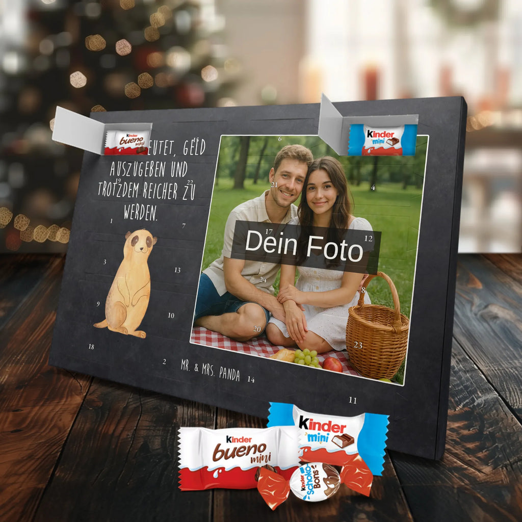 Personalisierter Schoko Foto Adventskalender Erdmännchen Personalisierter Schoko Foto Adventskalender, Afrika, Wildtiere, Traveling, Afrikareise, Reisen, Weltreise, Spruch, Roadtrip, Erdmännchen