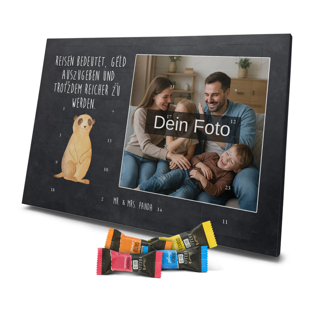 Personalisierter Schoko Foto Adventskalender Erdmännchen Personalisierter Schoko Foto Adventskalender, Afrika, Wildtiere, Traveling, Afrikareise, Reisen, Weltreise, Spruch, Roadtrip, Erdmännchen