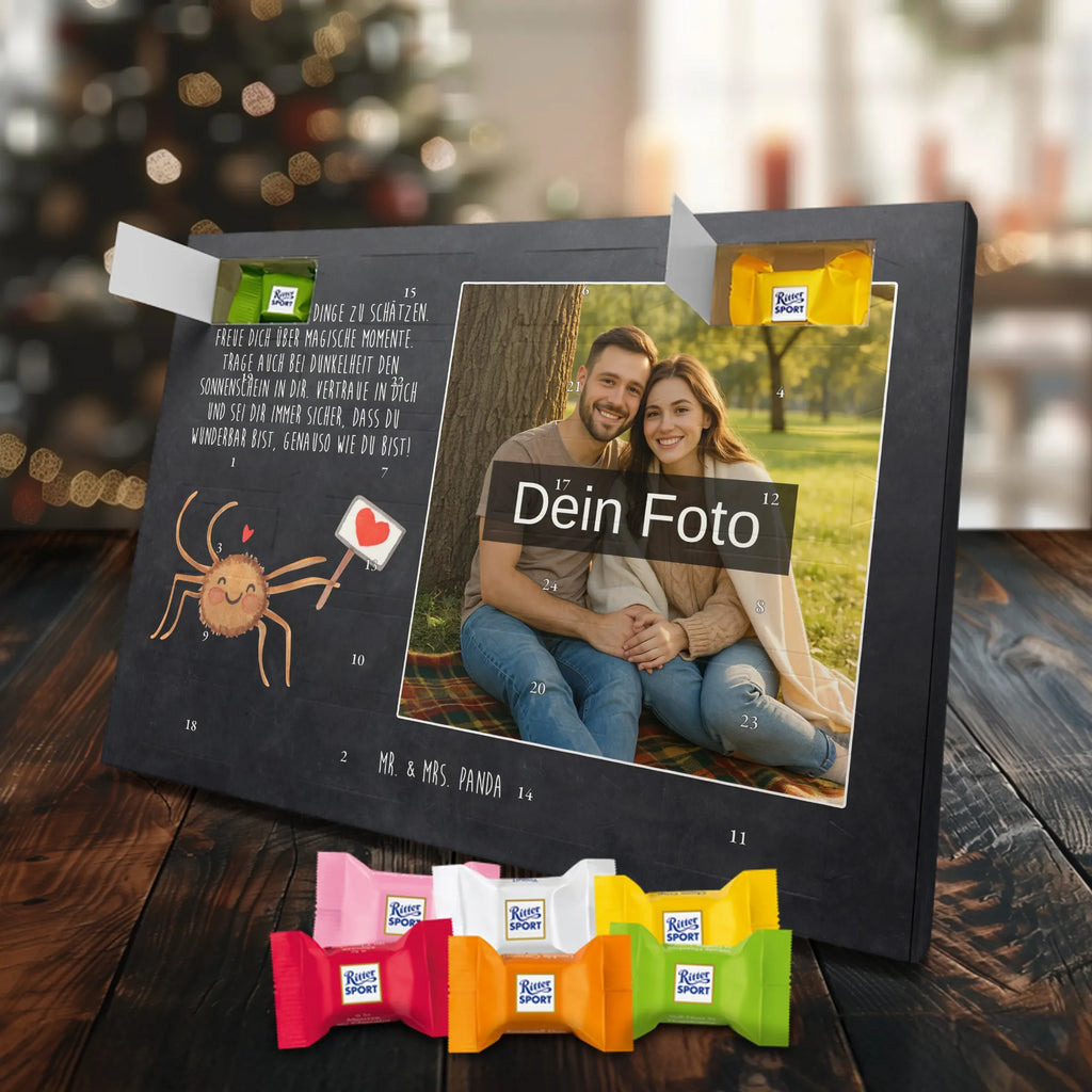 Personalisierter Schoko Foto Adventskalender Spinne Agathe Motivation Personalisierter Schoko Foto Adventskalender, Spinne Agathe, Spinne, Agathe, Videos, Merchandise, Motivation, Vertrauen, Dankeschön, Glück, Liebe
