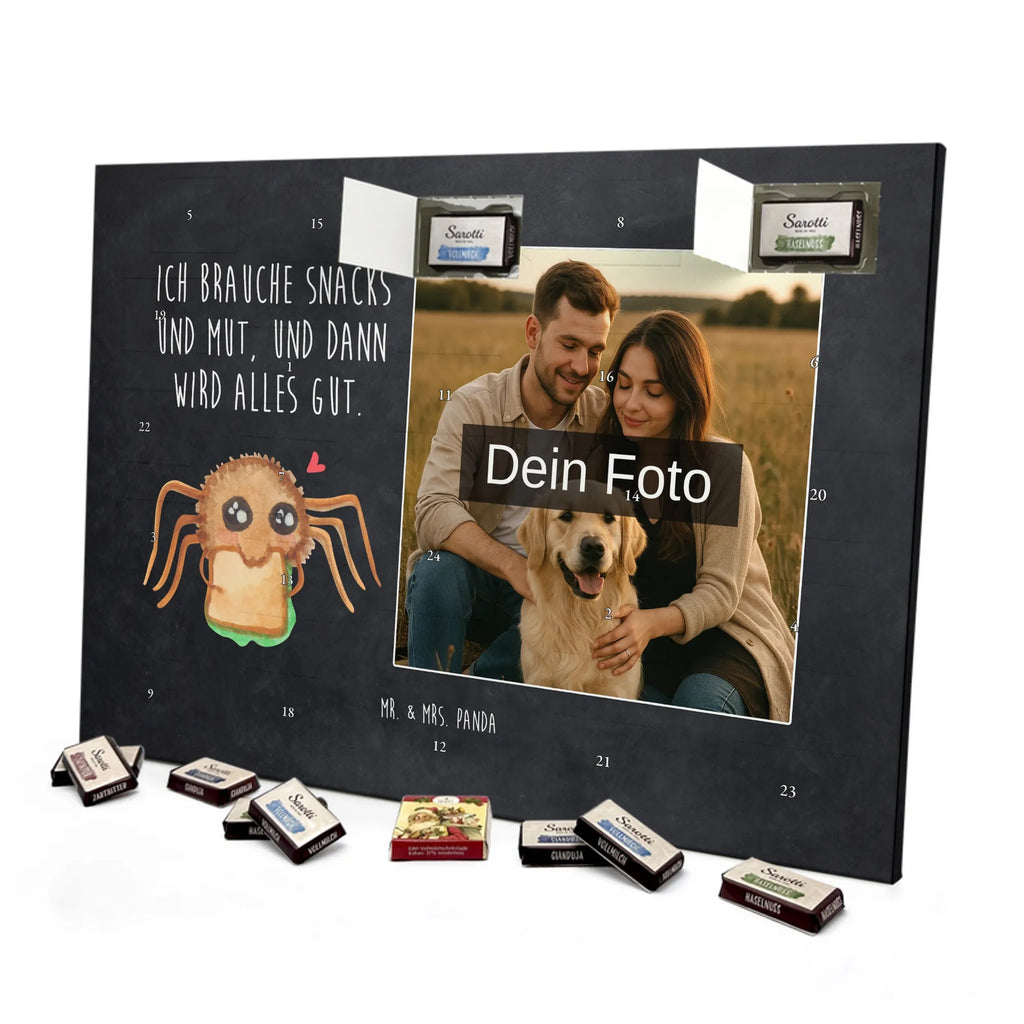 Personalisierter Schoko Foto Adventskalender Spinne Agathe Sandwich Personalisierter Schoko Foto Adventskalender, Spinne Agathe, Spinne, Agathe, Videos, Merchandise, Mut, Hunger, Verfressen, Glück, Lebensfreude, Alles Wird gut, Hungrig