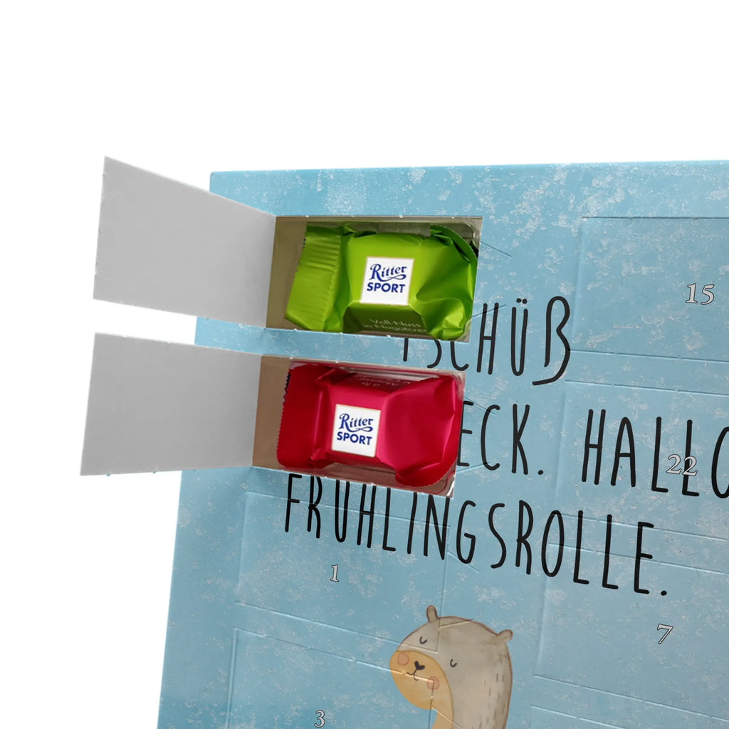 Personalisierter Schoko Foto Adventskalender Otter Bauch Personalisierter Schoko Foto Adventskalender, Fischotter, Otter, Seeotter, Otter Seeotter See Otter