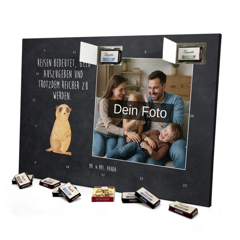Personalisierter Schoko Foto Adventskalender Erdmännchen Personalisierter Schoko Foto Adventskalender, Afrika, Wildtiere, Traveling, Afrikareise, Reisen, Weltreise, Spruch, Roadtrip, Erdmännchen