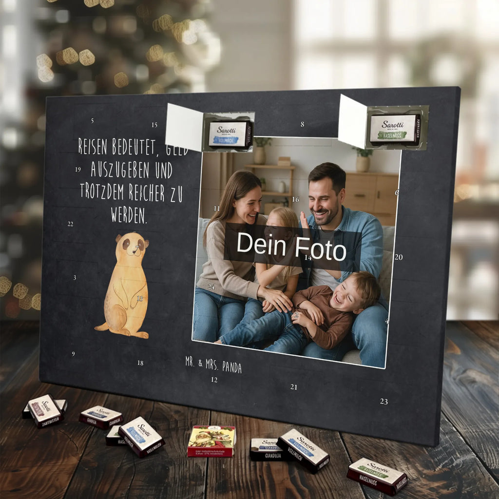 Personalisierter Schoko Foto Adventskalender Erdmännchen Personalisierter Schoko Foto Adventskalender, Afrika, Wildtiere, Traveling, Afrikareise, Reisen, Weltreise, Spruch, Roadtrip, Erdmännchen