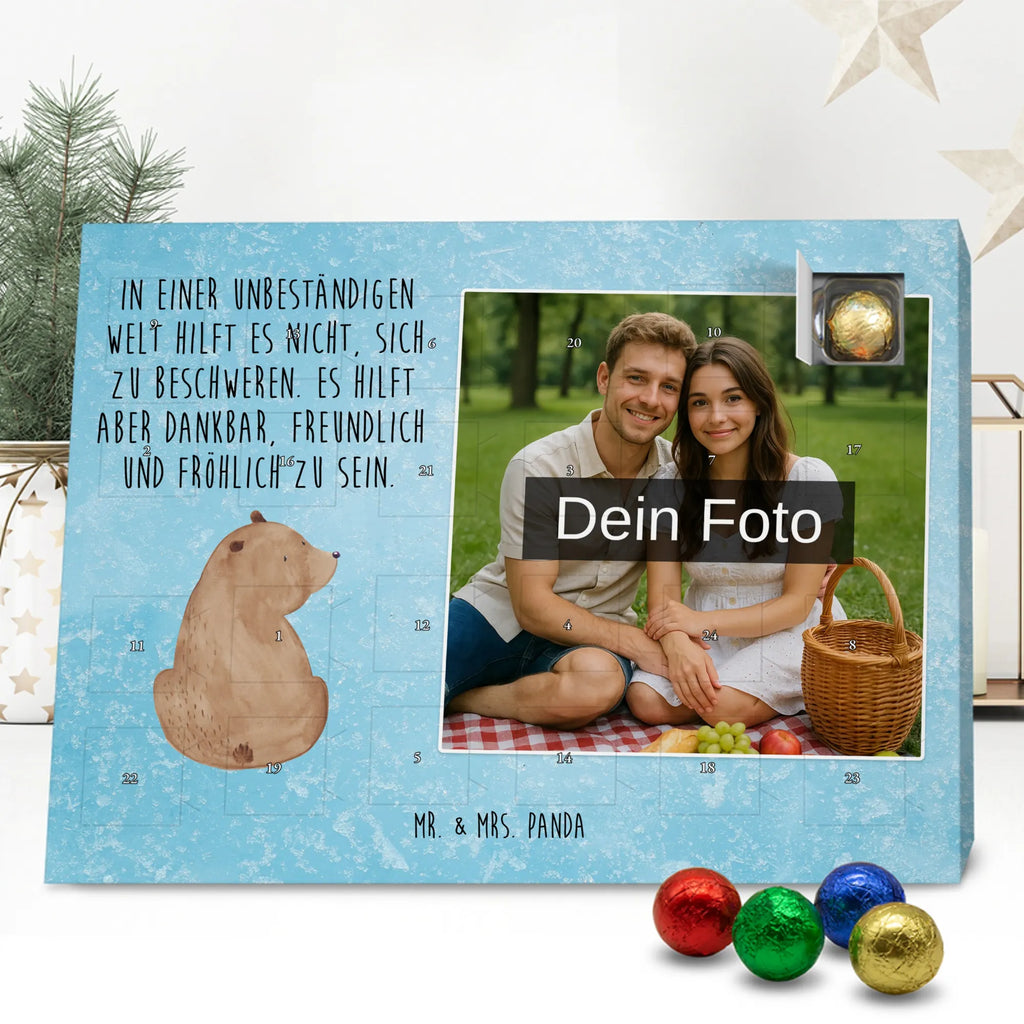  bear shoulder look Personalisierter Schoko Foto Adventskalender, Teddybär, Teddy, Bär, Bärenliebe, Motivation, Selbstachtung, Weisheit, Bären, Weltansicht