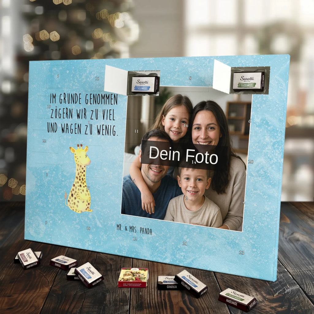 Personalisierter Schoko Foto Adventskalender Giraffe Zufrieden Personalisierter Schoko Foto Adventskalender, Afrika, Wildtiere, Abenteuer, Zufrieden, Giraffe, Glück