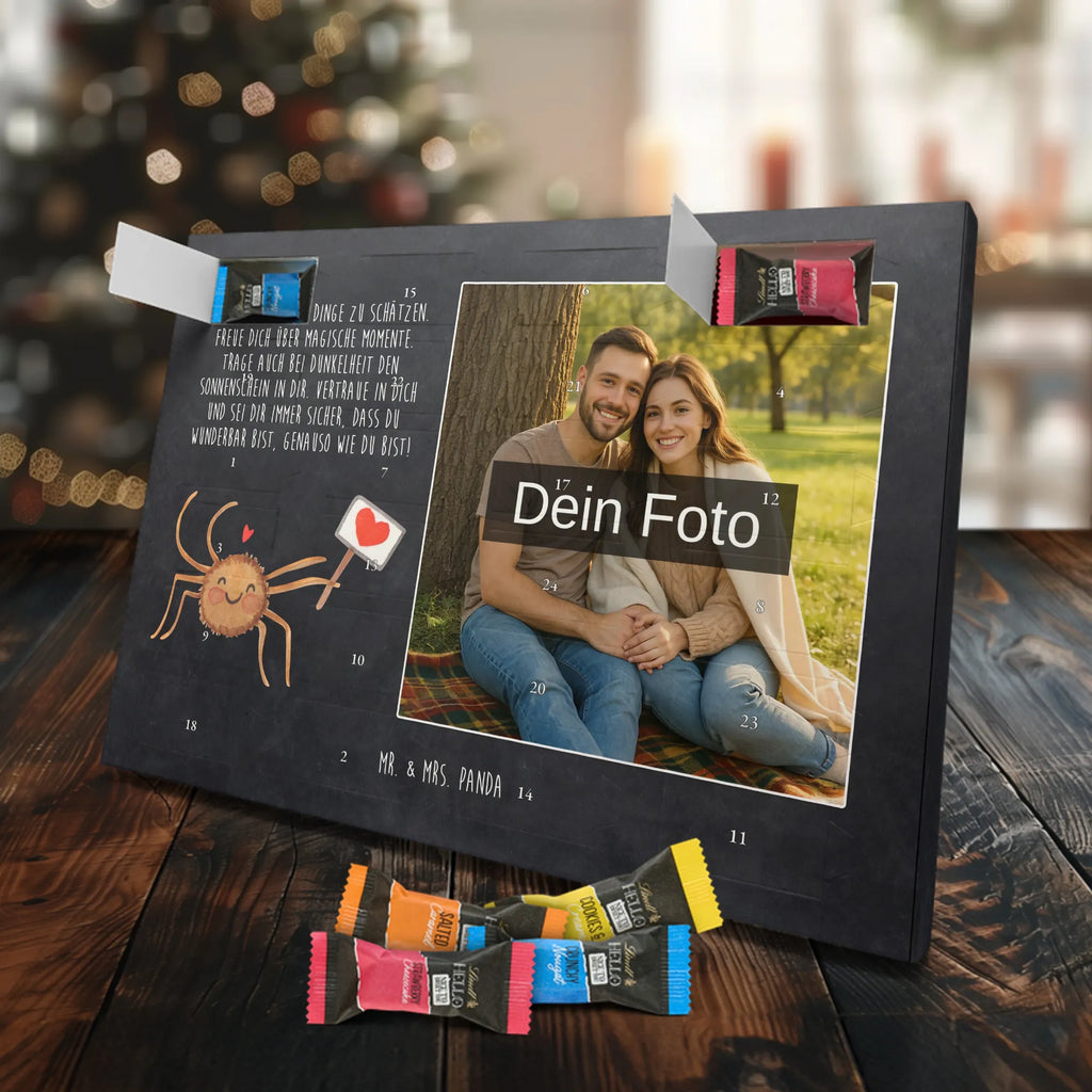 Personalisierter Schoko Foto Adventskalender Spinne Agathe Motivation Personalisierter Schoko Foto Adventskalender, Spinne Agathe, Spinne, Agathe, Videos, Merchandise, Motivation, Vertrauen, Dankeschön, Glück, Liebe