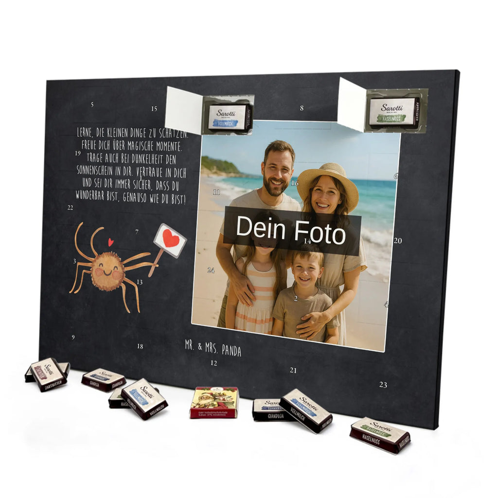 Personalisierter Schoko Foto Adventskalender Spinne Agathe Motivation Personalisierter Schoko Foto Adventskalender, Spinne Agathe, Spinne, Agathe, Videos, Merchandise, Motivation, Vertrauen, Dankeschön, Glück, Liebe