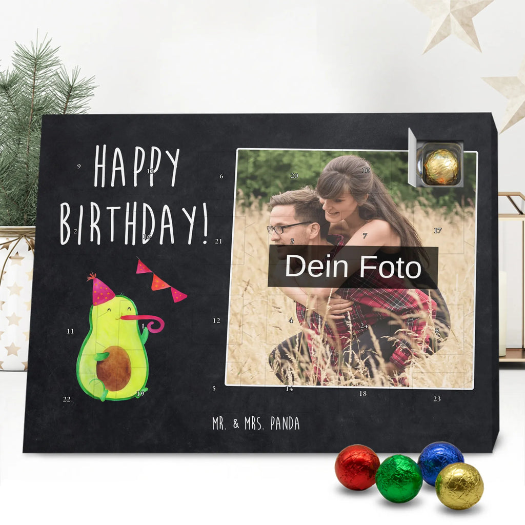 Personalisierter Schoko Foto Adventskalender Avocado Geburtstag Personalisierter Schoko Foto Adventskalender, Gesund, Veggie, Avocado, Vegan