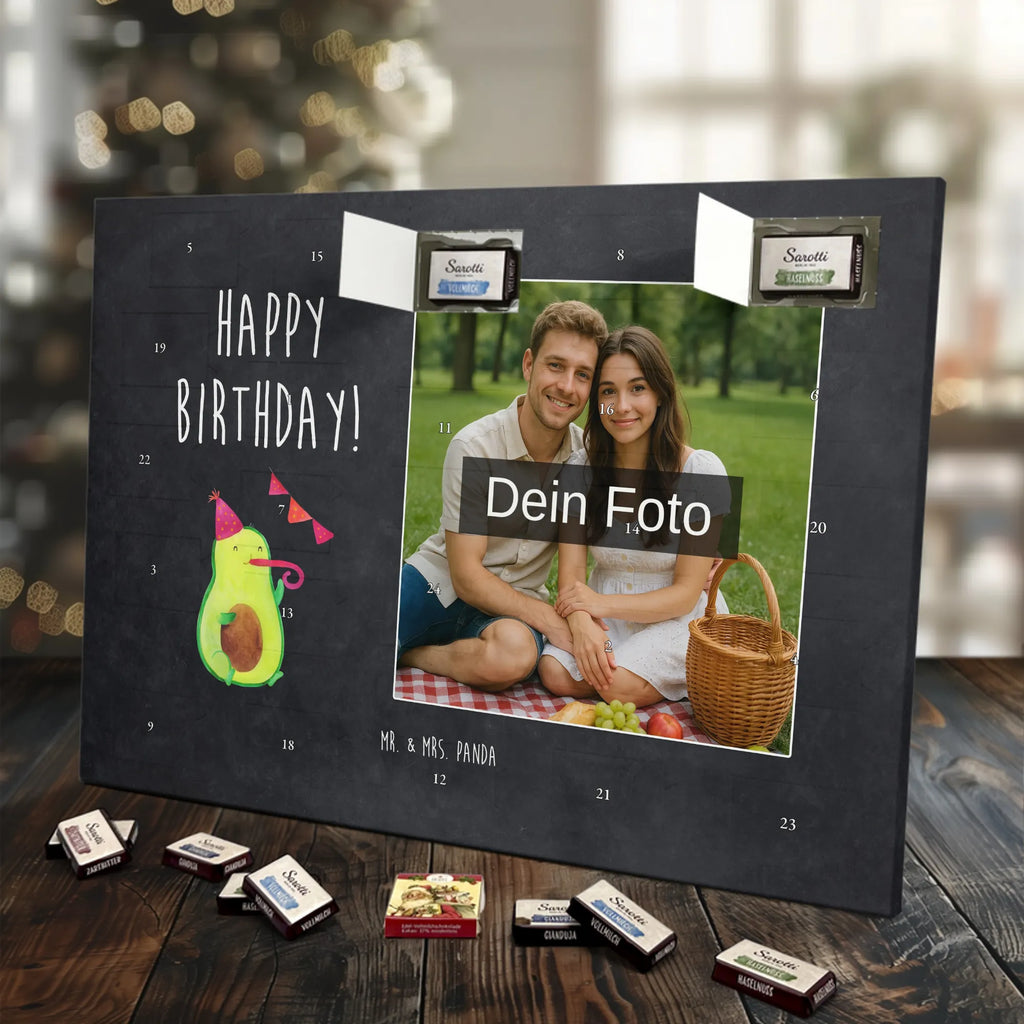 Personalisierter Schoko Foto Adventskalender Avocado Geburtstag Personalisierter Schoko Foto Adventskalender, Gesund, Veggie, Avocado, Vegan