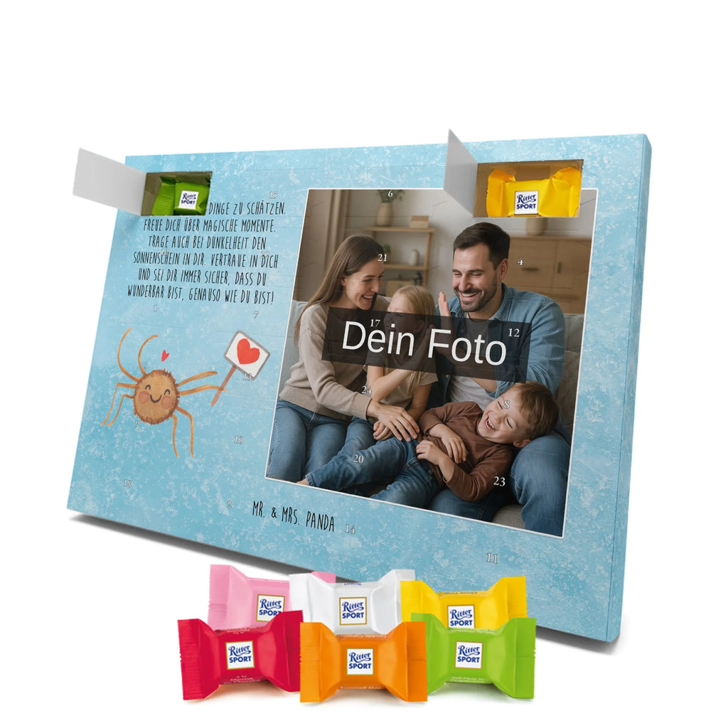 Personalisierter Schoko Foto Adventskalender Spinne Agathe Motivation Personalisierter Schoko Foto Adventskalender, Spinne Agathe, Spinne, Agathe, Videos, Merchandise, Motivation, Vertrauen, Dankeschön, Glück, Liebe