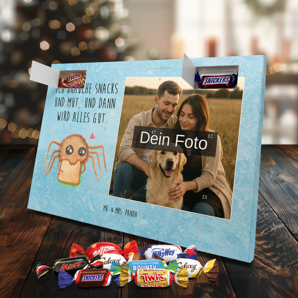Personalisierter Schoko Foto Adventskalender Spinne Agathe Sandwich Personalisierter Schoko Foto Adventskalender, Spinne Agathe, Spinne, Agathe, Videos, Merchandise, Mut, Hunger, Verfressen, Glück, Lebensfreude, Alles Wird gut, Hungrig