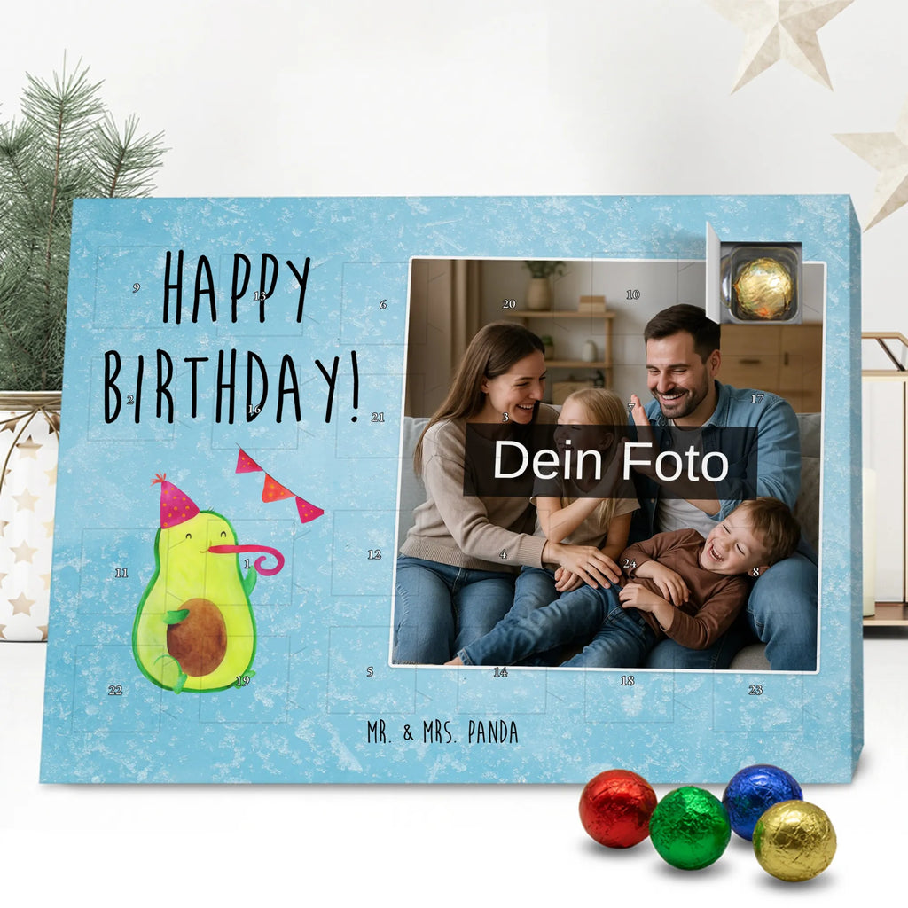 Personalisierter Schoko Foto Adventskalender Avocado Geburtstag Personalisierter Schoko Foto Adventskalender, Gesund, Veggie, Avocado, Vegan