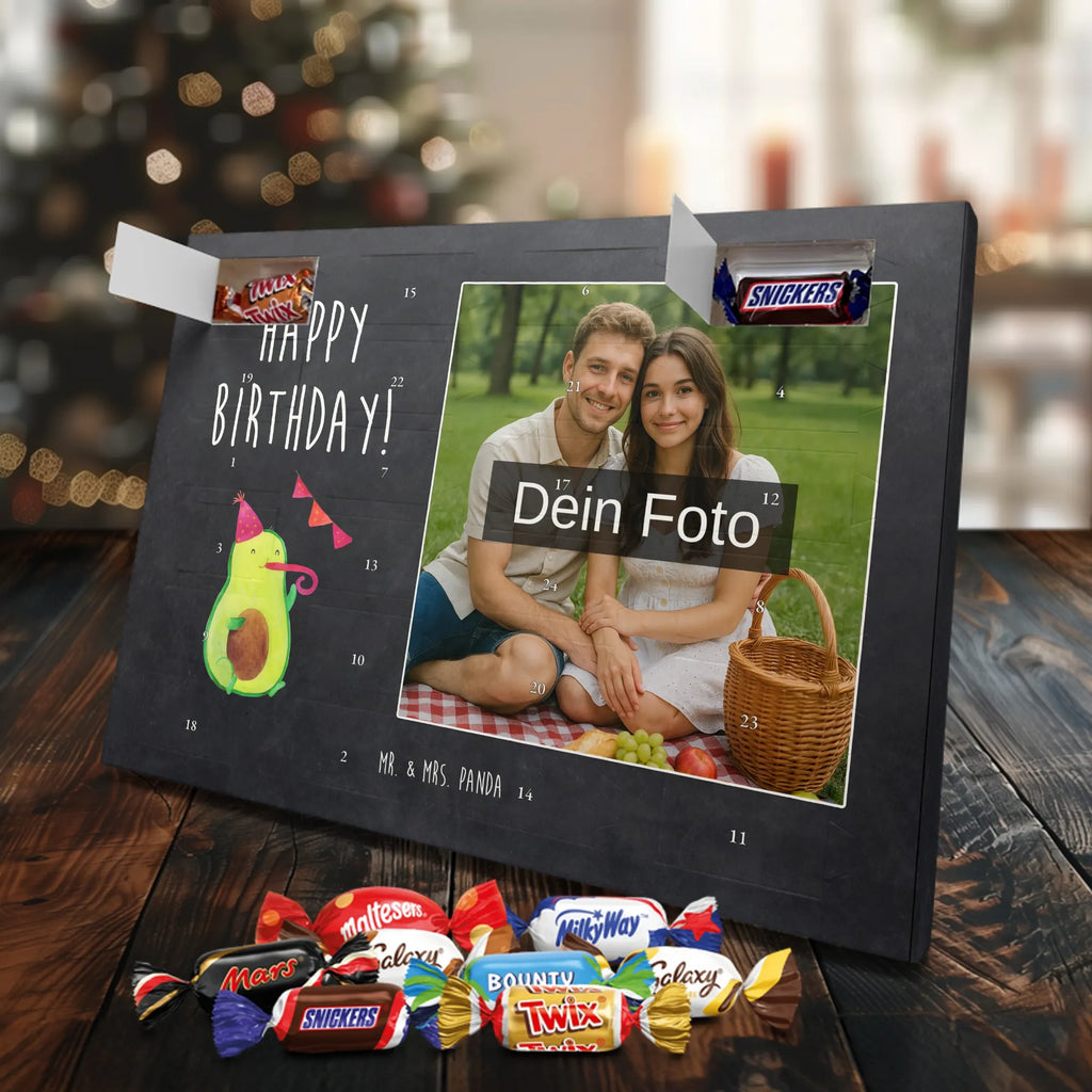 Personalisierter Schoko Foto Adventskalender Avocado Geburtstag Personalisierter Schoko Foto Adventskalender, Gesund, Veggie, Avocado, Vegan
