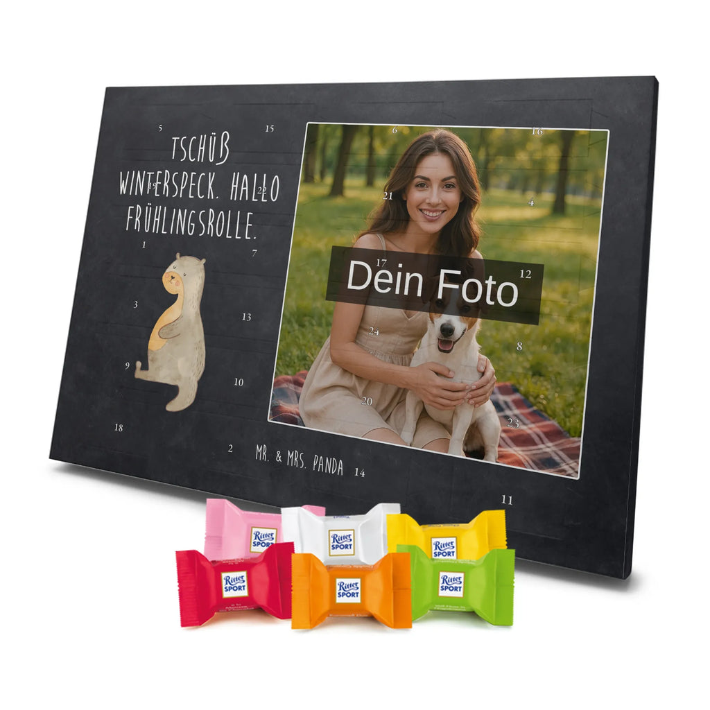 Personalisierter Schoko Foto Adventskalender Otter Bauch Personalisierter Schoko Foto Adventskalender, Fischotter, Otter, Seeotter, Otter Seeotter See Otter