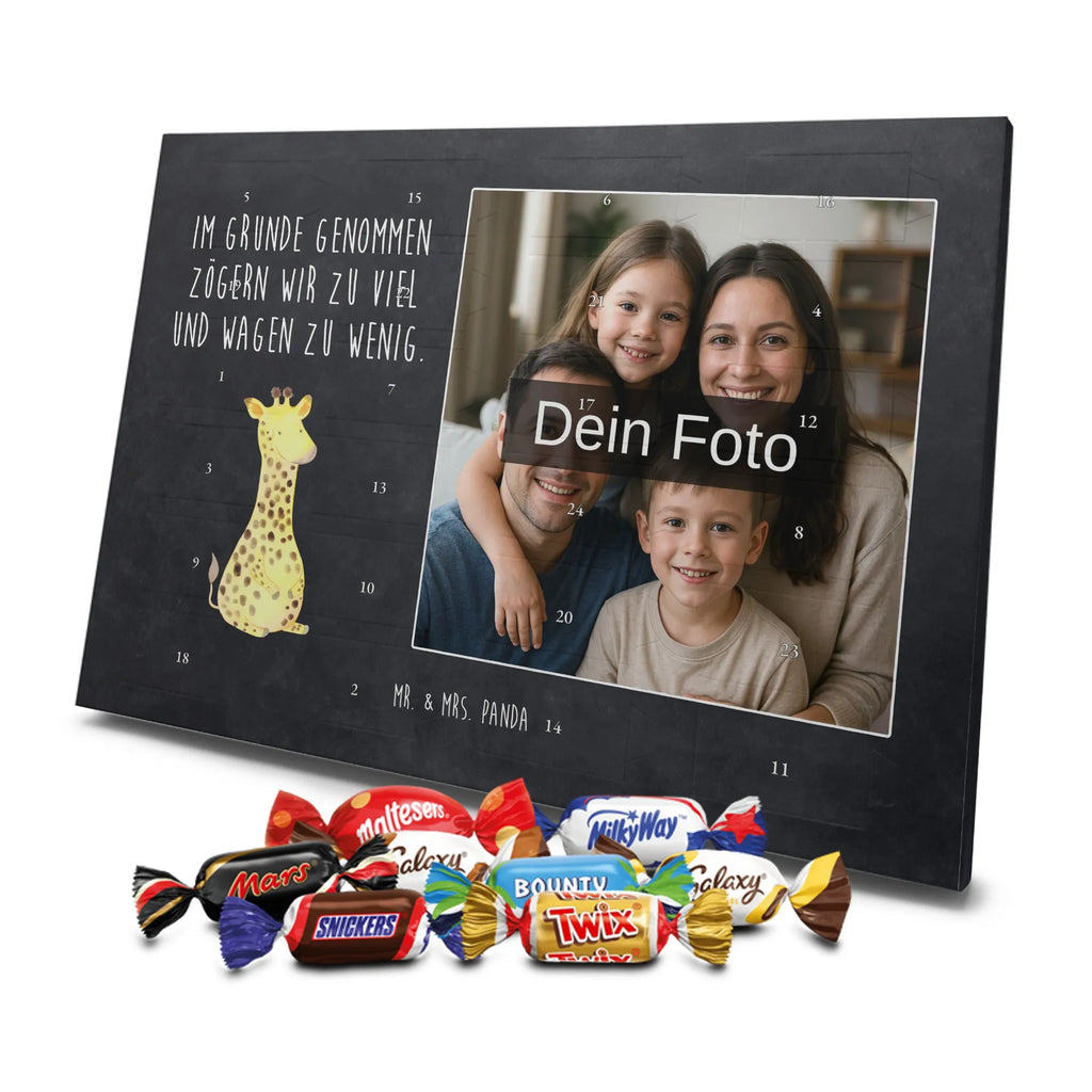 Personalisierter Schoko Foto Adventskalender Giraffe Zufrieden Personalisierter Schoko Foto Adventskalender, Afrika, Wildtiere, Abenteuer, Zufrieden, Giraffe, Glück