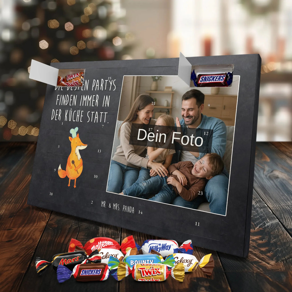  Fox A cook Personalisierter Schoko Foto Adventskalender, Fuchs, Witzig, Spruch Lustig, Füchse, Party Spruch, Küche Deko, Küche Spruch, Bäcker, Koch Geschenk, Köche