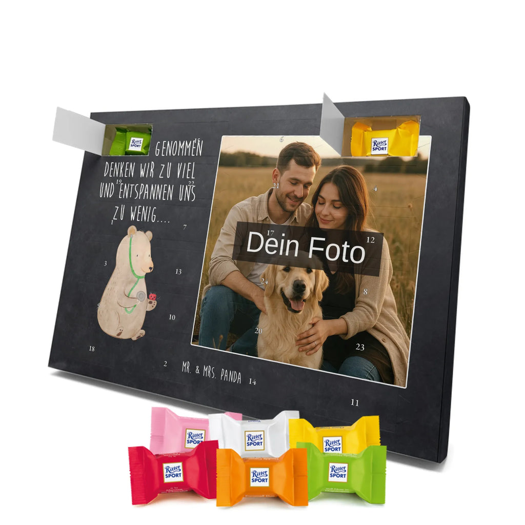 Personalisierter Schoko Foto Adventskalender Bär Arzt Personalisierter Schoko Foto Adventskalender, Teddybär, Teddy, Bär, Arzt, Doktor, Ärztin, Professor, Doktorin, Professorin