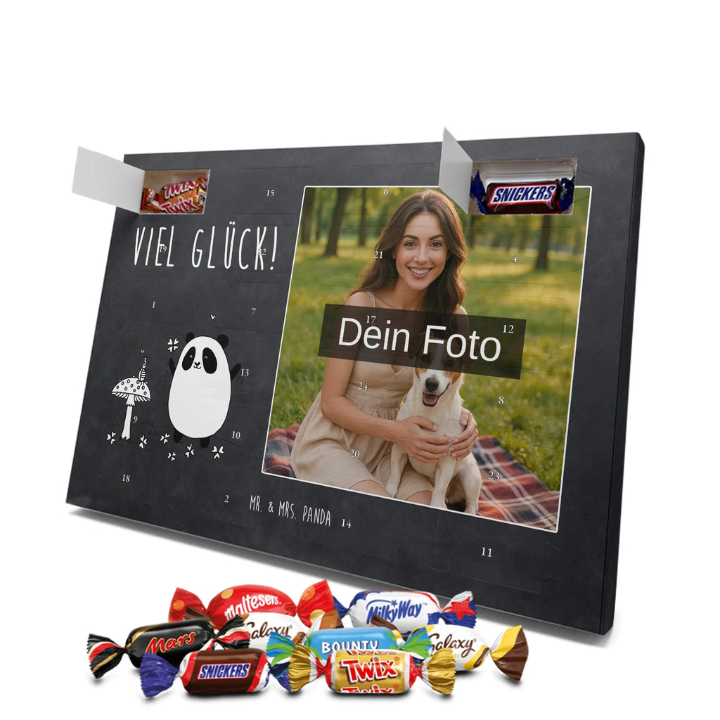  Panda Happiness Personalisierter Schoko Foto Adventskalender