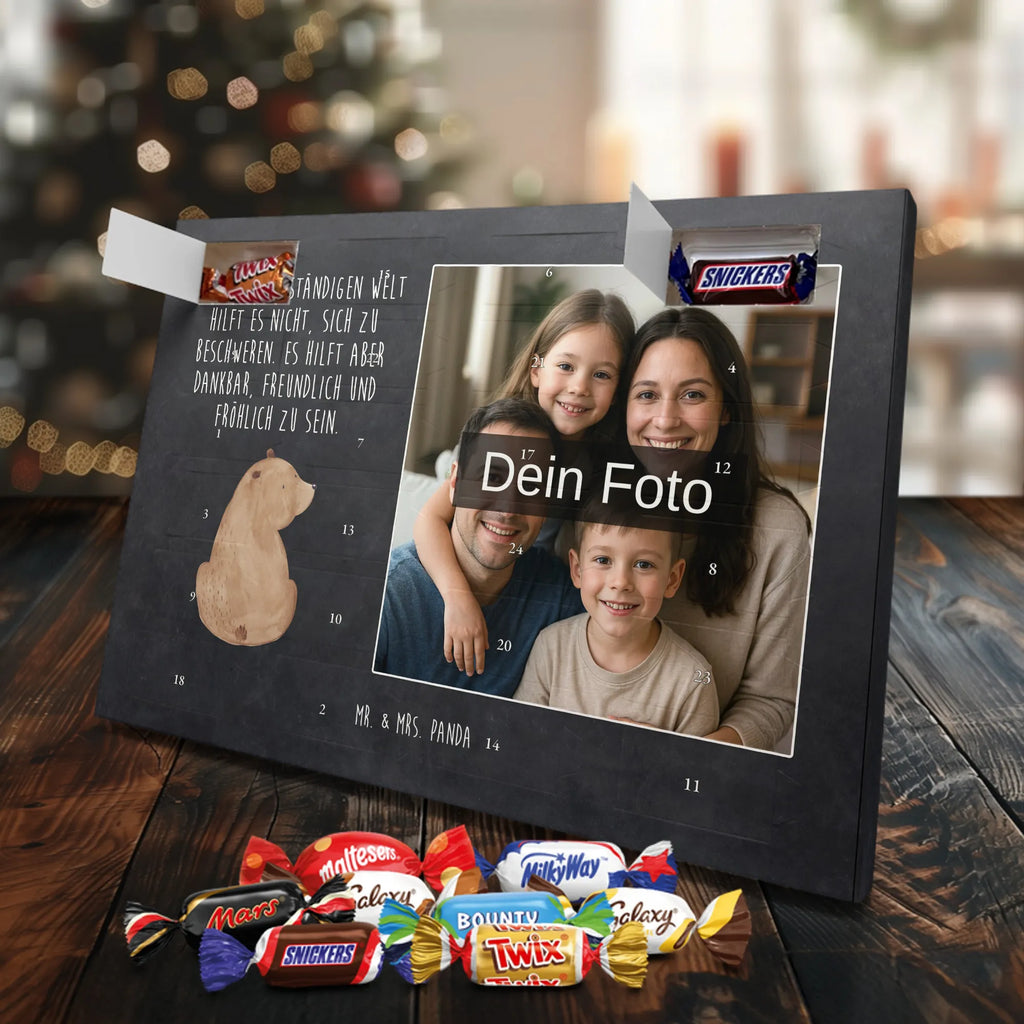  bear shoulder look Personalisierter Schoko Foto Adventskalender, Teddybär, Teddy, Bär, Bärenliebe, Motivation, Selbstachtung, Weisheit, Bären, Weltansicht