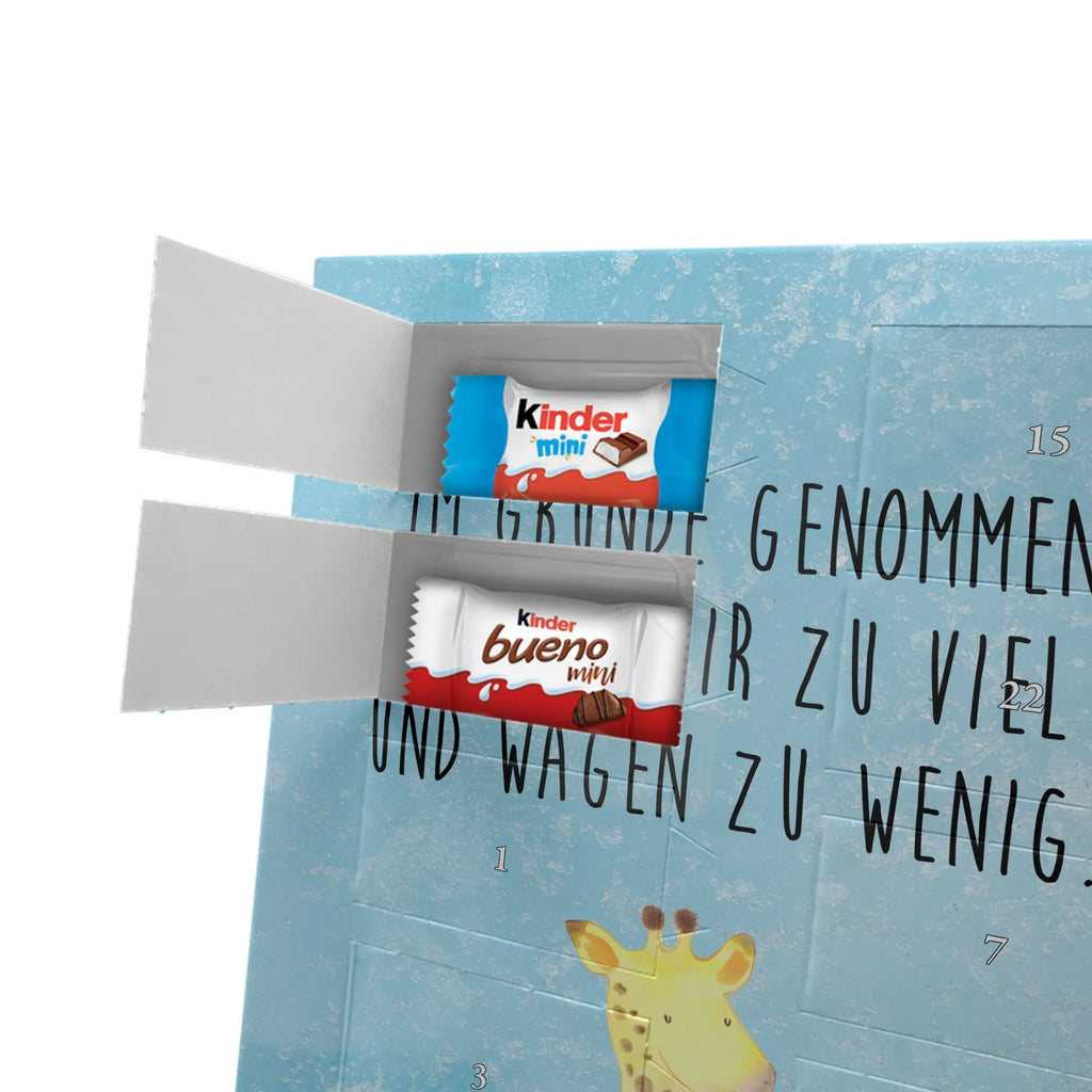 Personalisierter Schoko Foto Adventskalender Giraffe Zufrieden Personalisierter Schoko Foto Adventskalender, Afrika, Wildtiere, Abenteuer, Zufrieden, Giraffe, Glück