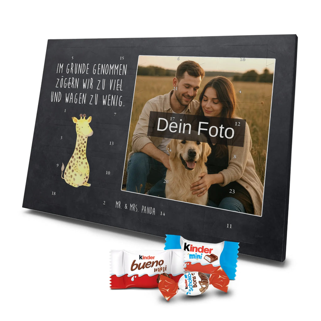 Personalisierter Schoko Foto Adventskalender Giraffe Zufrieden Personalisierter Schoko Foto Adventskalender, Afrika, Wildtiere, Abenteuer, Zufrieden, Giraffe, Glück