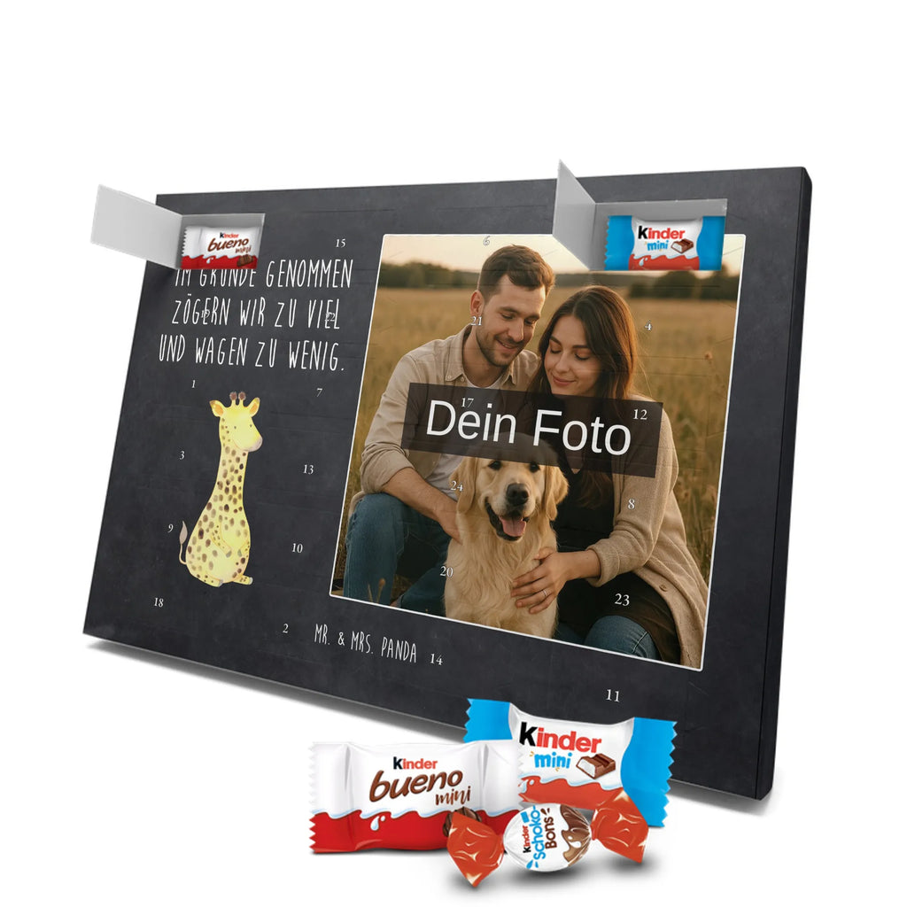 Personalisierter Schoko Foto Adventskalender Giraffe Zufrieden Personalisierter Schoko Foto Adventskalender, Afrika, Wildtiere, Abenteuer, Zufrieden, Giraffe, Glück