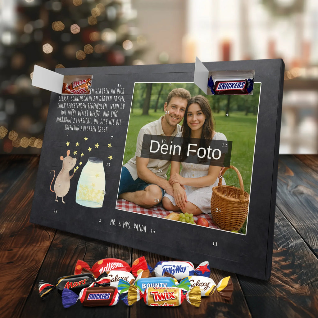 Personalisierter Schoko Foto Adventskalender Maus Sterne Personalisierter Schoko Foto Adventskalender, Tiermotive, Gute Laune, lustige Sprüche, Tiere, Geburt, Sterne, erstes Kind, Kind, Taufe, Schwangerschaft, Maus, Geburtstag, Taufgeschenk, Kindergeburtstag, Hoffnung, Wunsch, Träume