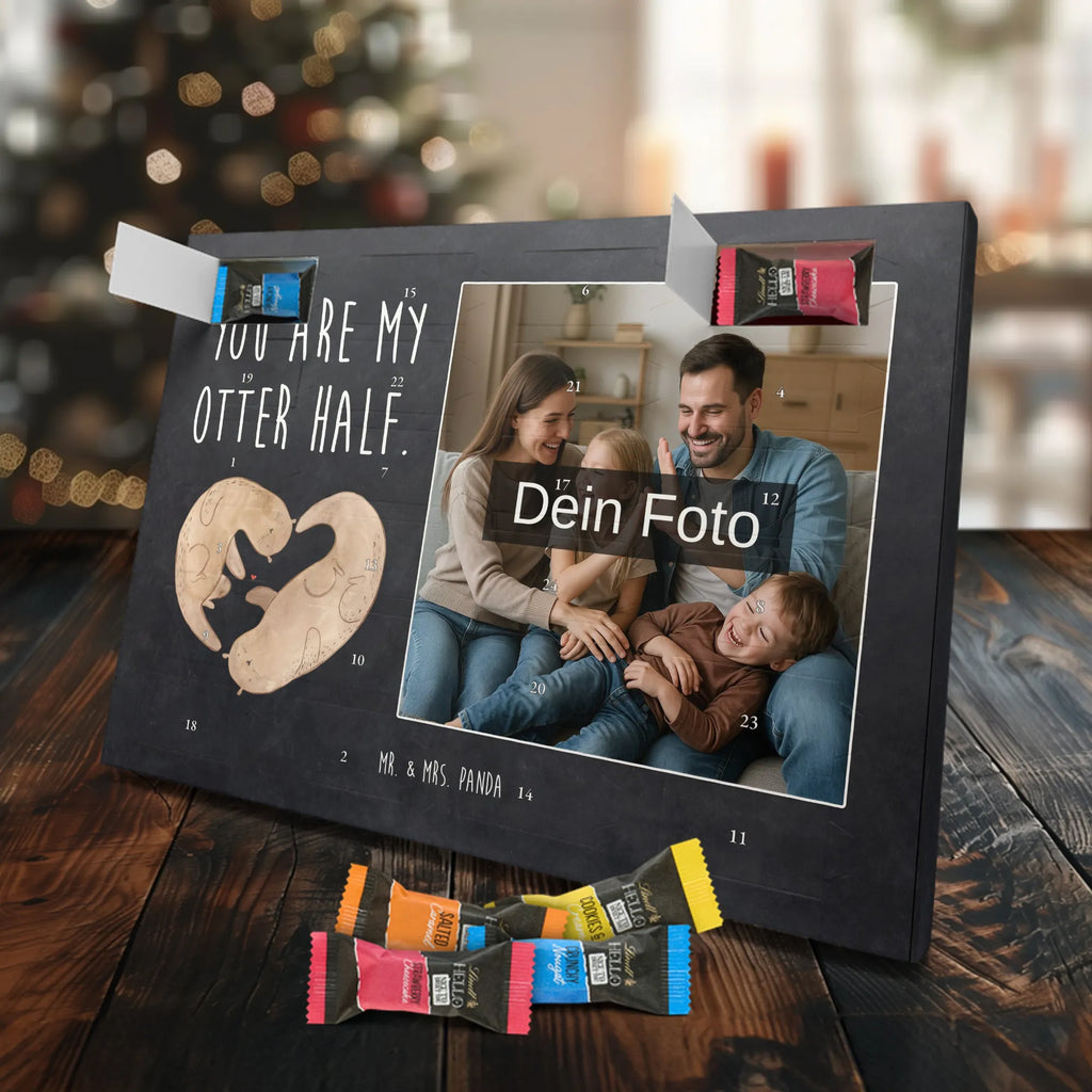 Personalisierter Schoko Foto Adventskalender Otter Herz Personalisierter Schoko Foto Adventskalender, Seeotter, Fischotter, Otter, Love You, Hochzeitstag, Herz, Jahrestag, Gemeinsames Leben, Liebesbeweis, Verlobung, Liebe, Liebesgeschenk, Bessere Hälfte
