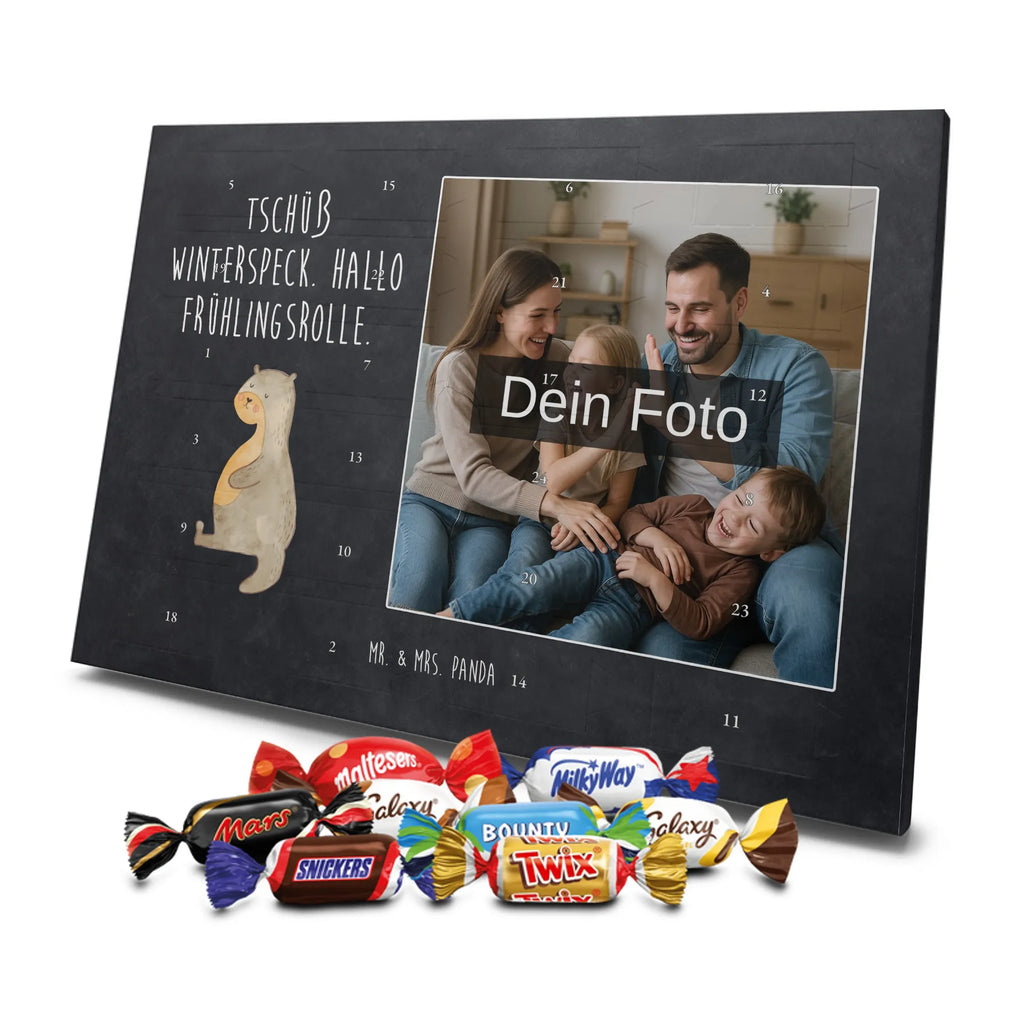 Personalisierter Schoko Foto Adventskalender Otter Bauch Personalisierter Schoko Foto Adventskalender, Fischotter, Otter, Seeotter, Otter Seeotter See Otter