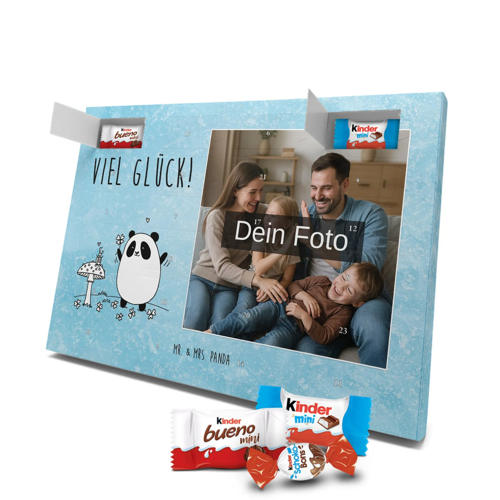  Panda Happiness Personalisierter Schoko Foto Adventskalender