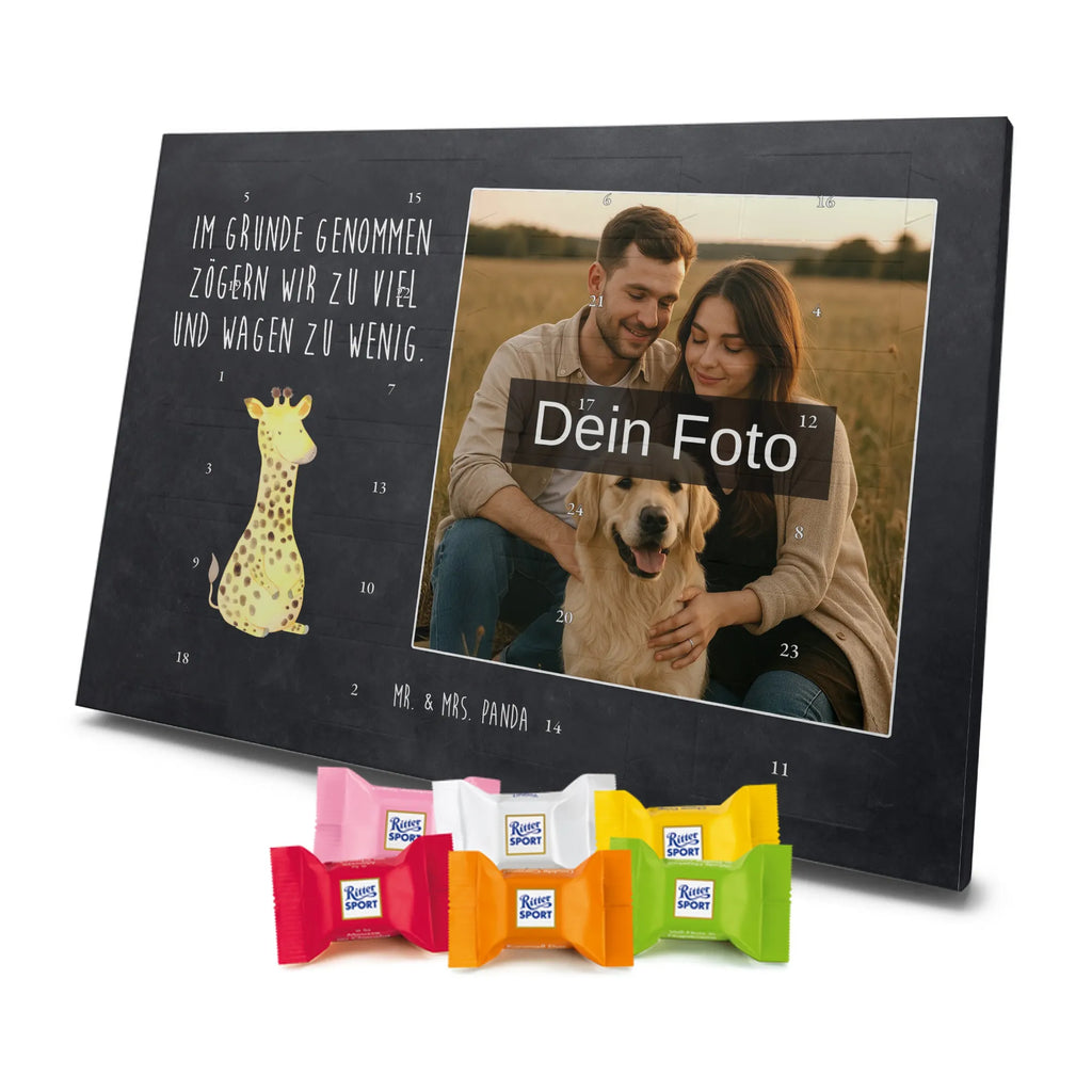 Personalisierter Schoko Foto Adventskalender Giraffe Zufrieden Personalisierter Schoko Foto Adventskalender, Afrika, Wildtiere, Abenteuer, Zufrieden, Giraffe, Glück