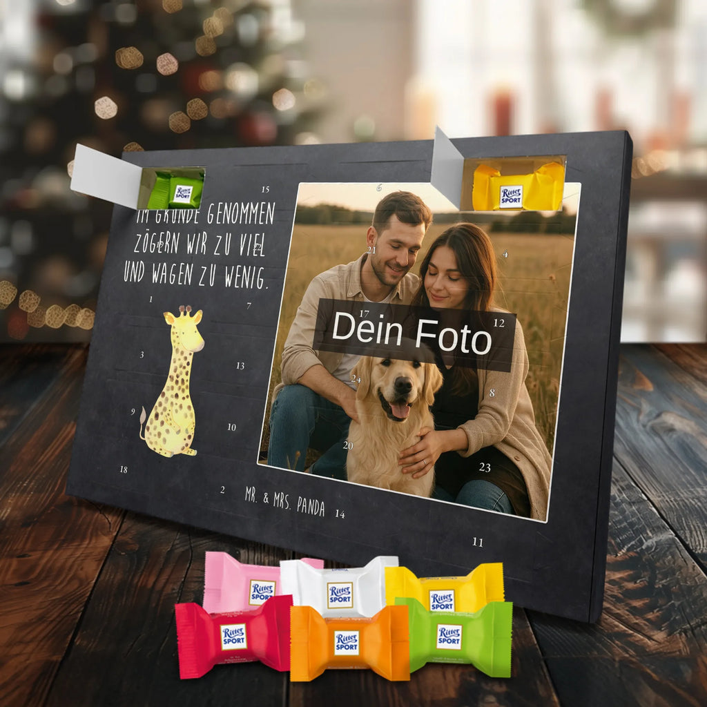 Personalisierter Schoko Foto Adventskalender Giraffe Zufrieden Personalisierter Schoko Foto Adventskalender, Afrika, Wildtiere, Abenteuer, Zufrieden, Giraffe, Glück