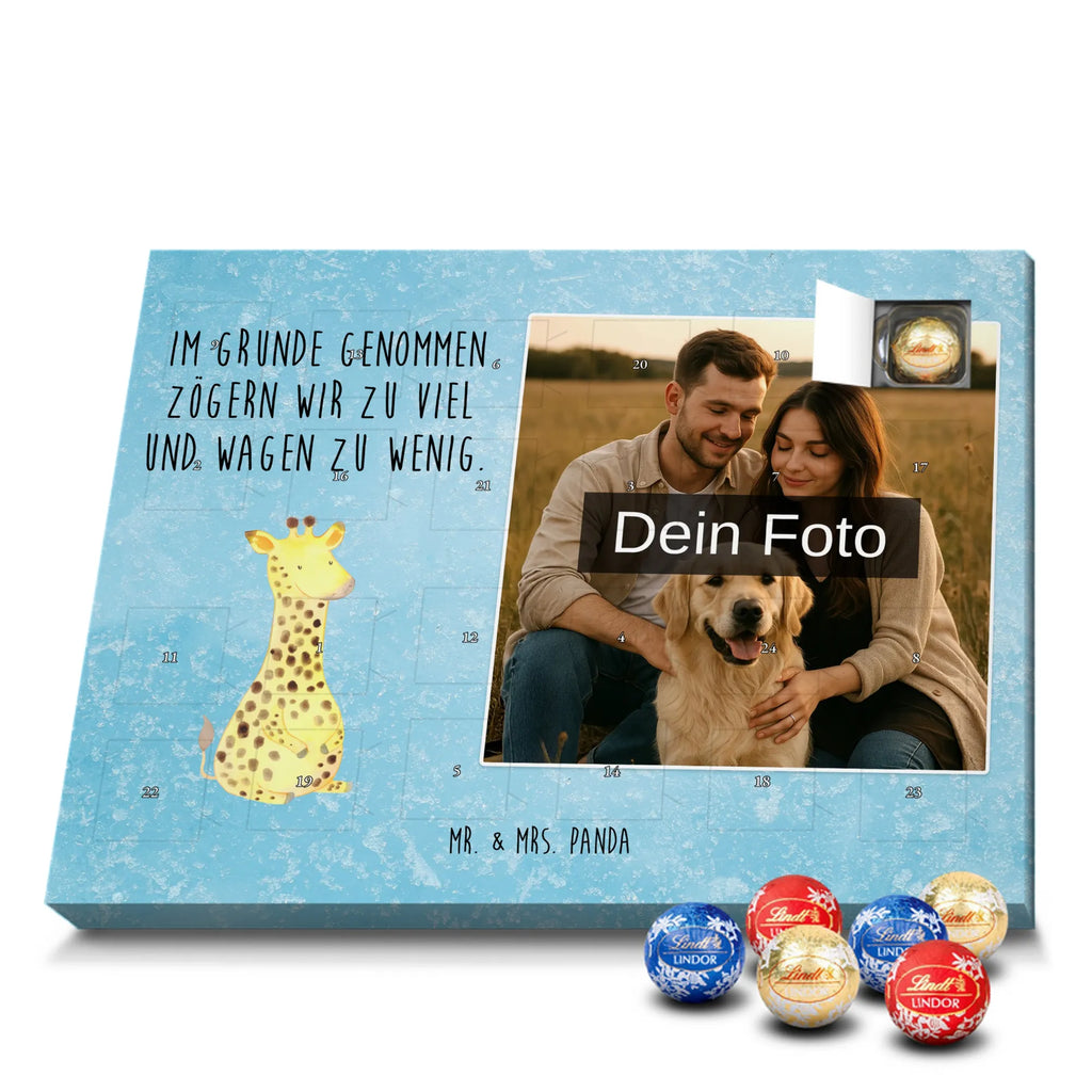 Personalisierter Schoko Foto Adventskalender Giraffe Zufrieden Personalisierter Schoko Foto Adventskalender, Afrika, Wildtiere, Abenteuer, Zufrieden, Giraffe, Glück
