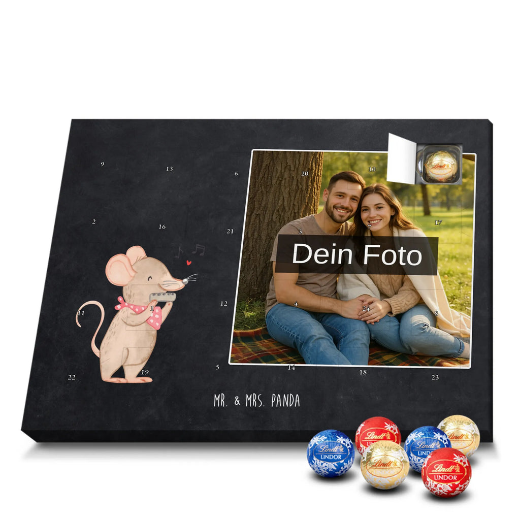 Personalisierter Schoko Foto Adventskalender Maus Mundharmonika Personalisierter Schoko Foto Adventskalender, Musikliebhaber, Geschenke Musiker, Instrumente, Lagerfeuer, Mundharmonika, Maus, Gesang