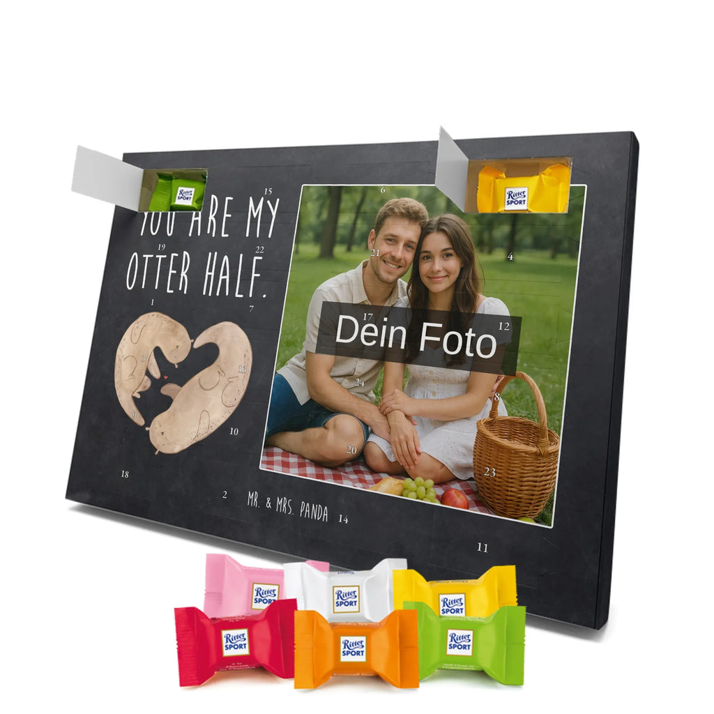 Personalisierter Schoko Foto Adventskalender Otter Herz Personalisierter Schoko Foto Adventskalender, Seeotter, Fischotter, Otter, Love You, Hochzeitstag, Herz, Jahrestag, Gemeinsames Leben, Liebesbeweis, Verlobung, Liebe, Liebesgeschenk, Bessere Hälfte