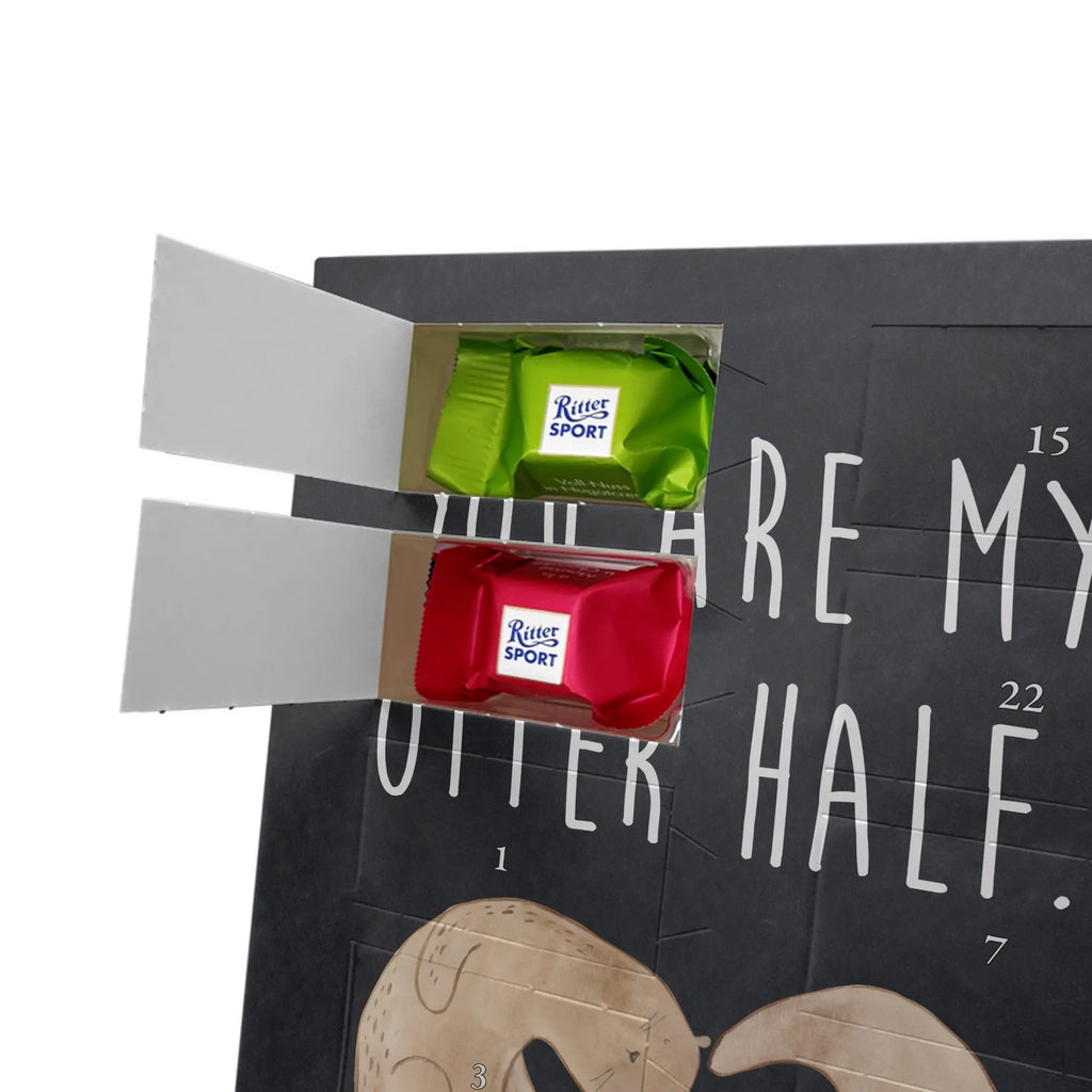 Personalisierter Schoko Foto Adventskalender Otter Herz Personalisierter Schoko Foto Adventskalender, Seeotter, Fischotter, Otter, Love You, Hochzeitstag, Herz, Jahrestag, Gemeinsames Leben, Liebesbeweis, Verlobung, Liebe, Liebesgeschenk, Bessere Hälfte