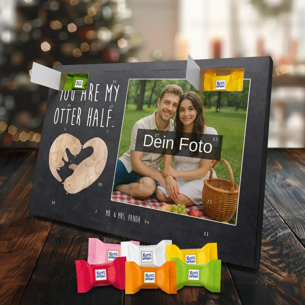 Personalisierter Schoko Foto Adventskalender Otter Herz Personalisierter Schoko Foto Adventskalender, Seeotter, Fischotter, Otter, Love You, Hochzeitstag, Herz, Jahrestag, Gemeinsames Leben, Liebesbeweis, Verlobung, Liebe, Liebesgeschenk, Bessere Hälfte