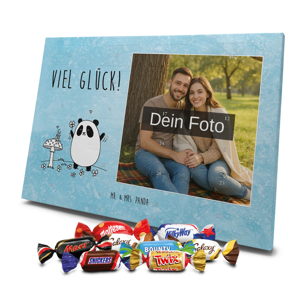  Panda Happiness Personalisierter Schoko Foto Adventskalender