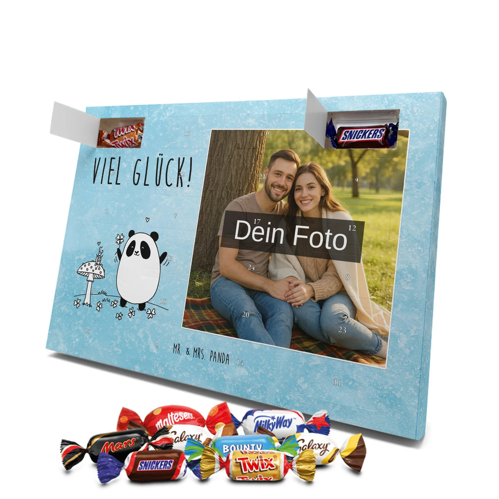  Panda Happiness Personalisierter Schoko Foto Adventskalender