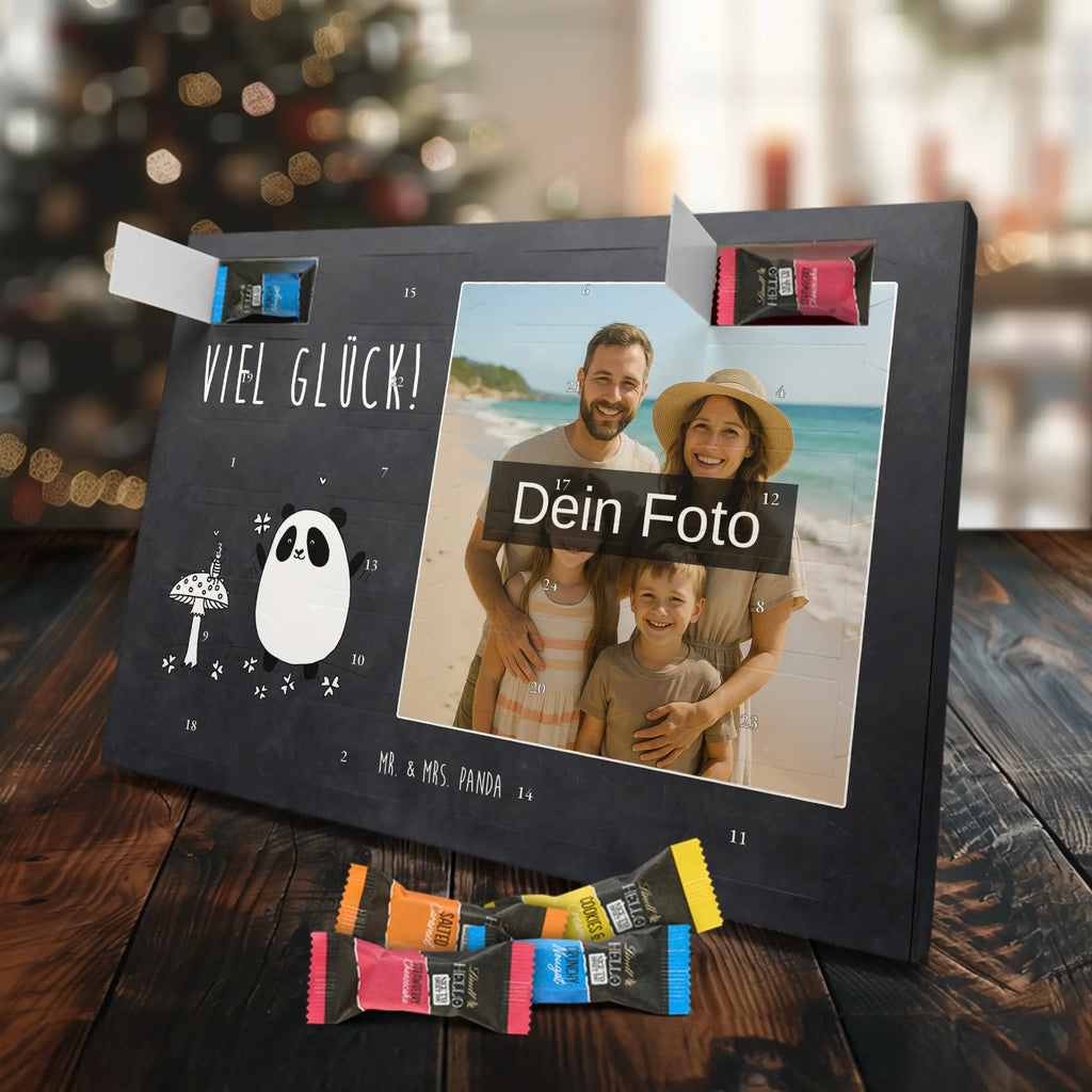  Panda Happiness Personalisierter Schoko Foto Adventskalender