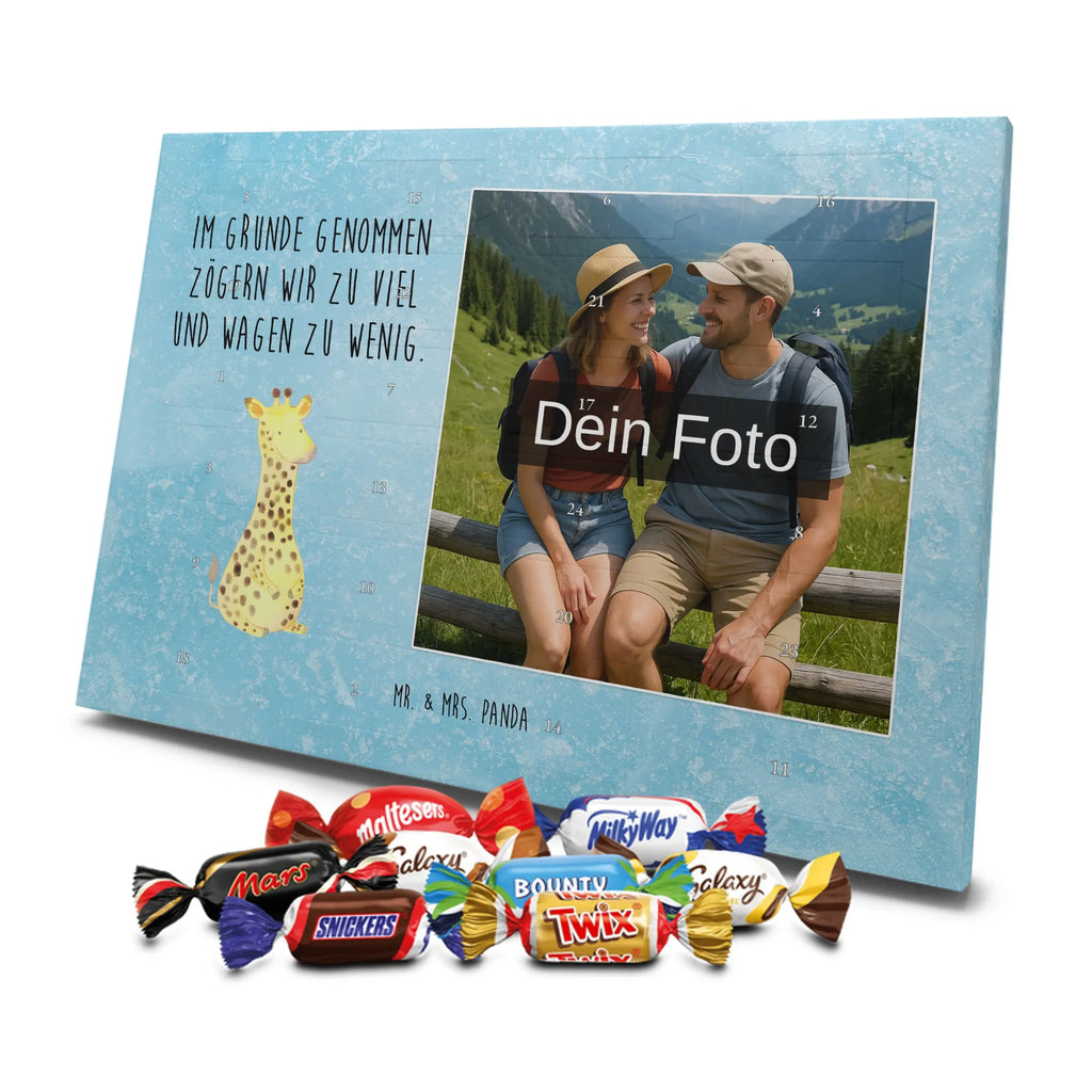 Personalisierter Schoko Foto Adventskalender Giraffe Zufrieden Personalisierter Schoko Foto Adventskalender, Afrika, Wildtiere, Abenteuer, Zufrieden, Giraffe, Glück