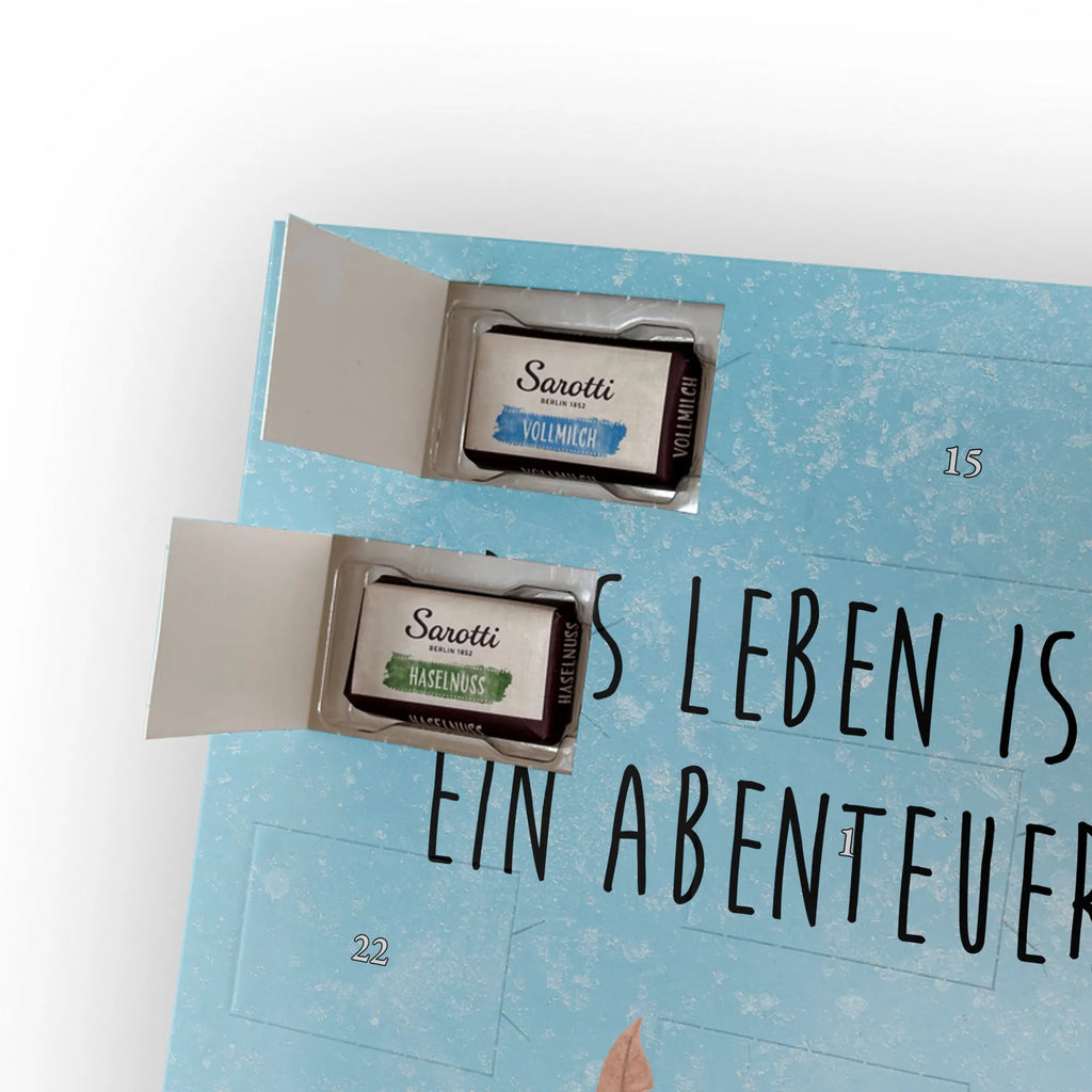 Personalisierter Schoko Foto Adventskalender Eule Federschmuck Personalisierter Schoko Foto Adventskalender, Eule, Das Leben ist ein Abenteuer, Eule Deko, Federschmuck, Dekoration, Owl, Reisespruch