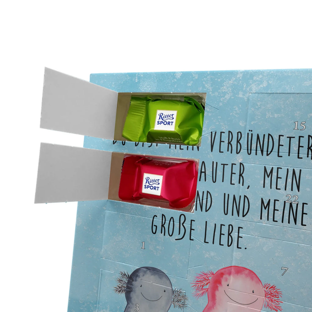  axolotl Girlfriend Personalisierter Schoko Foto Adventskalender, Axolotl, Molch, Schwanzlurch, Lurche, Jahrestag, Valentinstag, Lurch, Axolot, Ehemann, Freund, Liebe, Verlobter, Große Liebe, Liebesbeweis