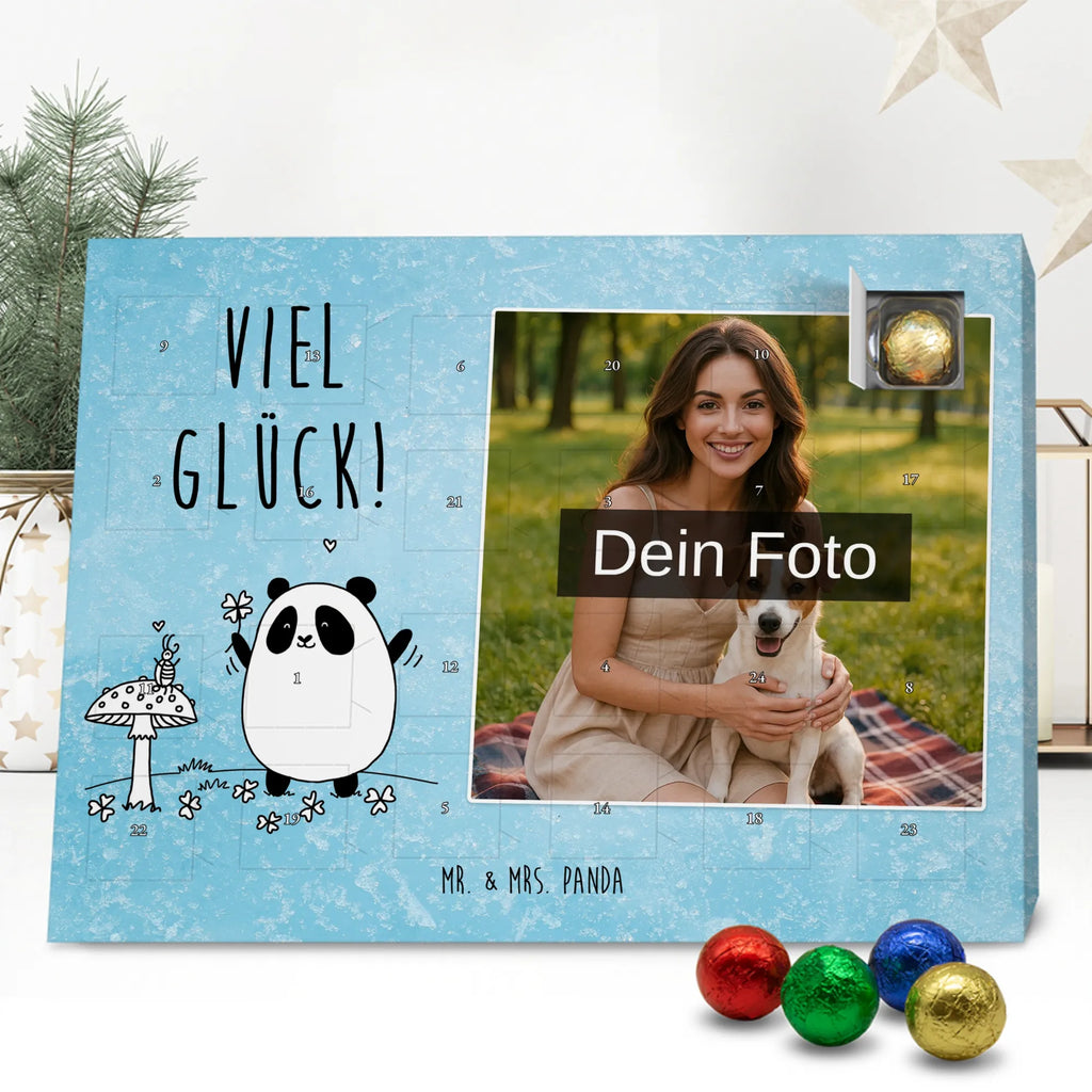  Panda Happiness Personalisierter Schoko Foto Adventskalender