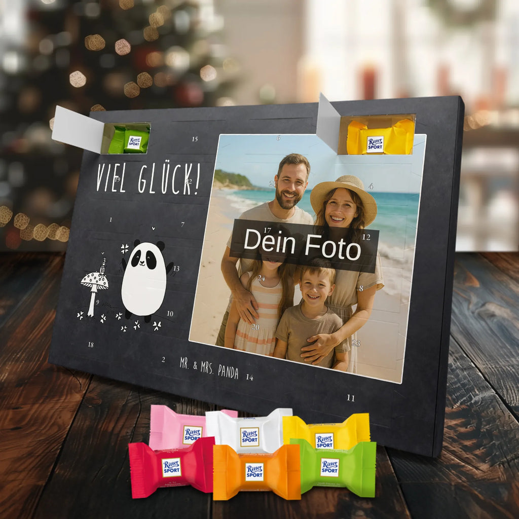  Panda Happiness Personalisierter Schoko Foto Adventskalender