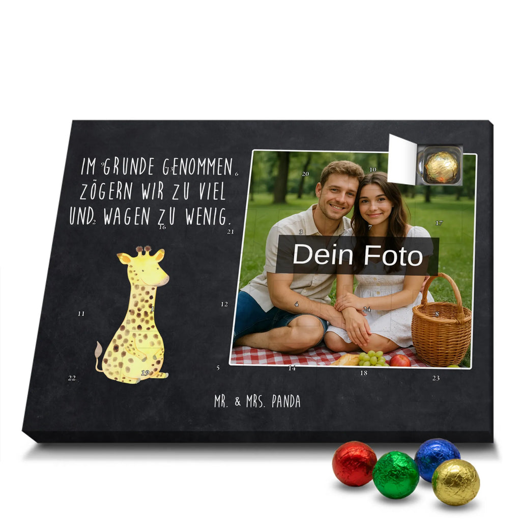 Personalisierter Schoko Foto Adventskalender Giraffe Zufrieden Personalisierter Schoko Foto Adventskalender, Afrika, Wildtiere, Abenteuer, Zufrieden, Giraffe, Glück