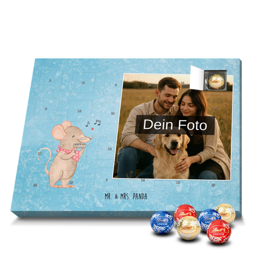 Personalisierter Schoko Foto Adventskalender Maus Mundharmonika Personalisierter Schoko Foto Adventskalender, Musikliebhaber, Geschenke Musiker, Instrumente, Lagerfeuer, Mundharmonika, Maus, Gesang