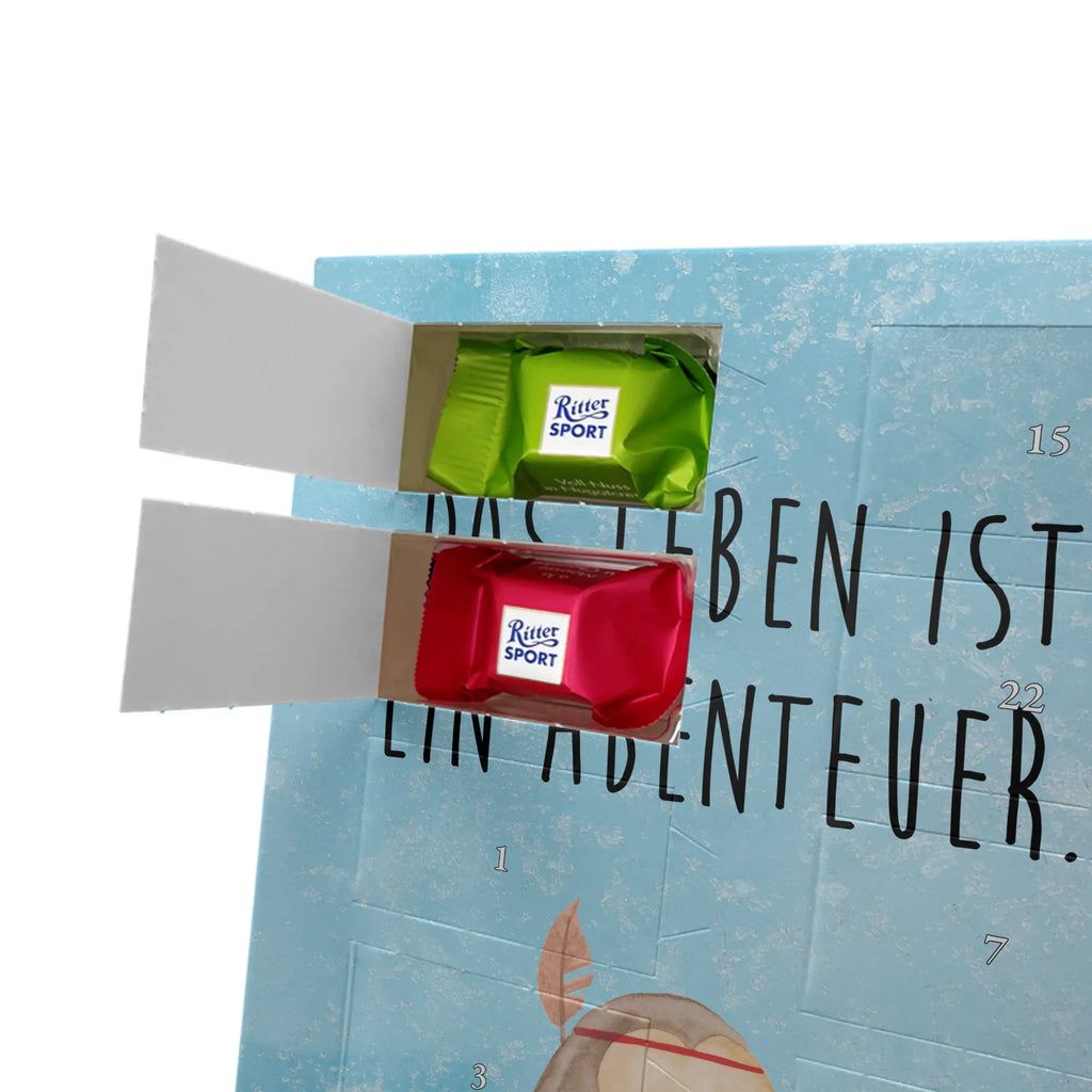 Personalisierter Schoko Foto Adventskalender Eule Federschmuck Personalisierter Schoko Foto Adventskalender, Eule, Das Leben ist ein Abenteuer, Eule Deko, Federschmuck, Dekoration, Owl, Reisespruch