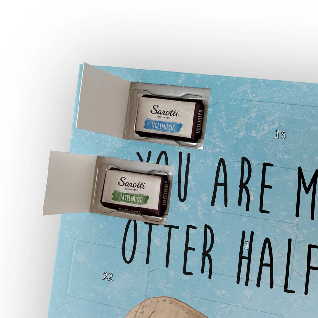 Personalisierter Schoko Foto Adventskalender Otter Herz Personalisierter Schoko Foto Adventskalender, Seeotter, Fischotter, Otter, Love You, Hochzeitstag, Herz, Jahrestag, Gemeinsames Leben, Liebesbeweis, Verlobung, Liebe, Liebesgeschenk, Bessere Hälfte